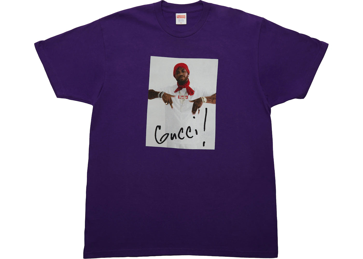 Supreme Gucci Mane Tee Purple