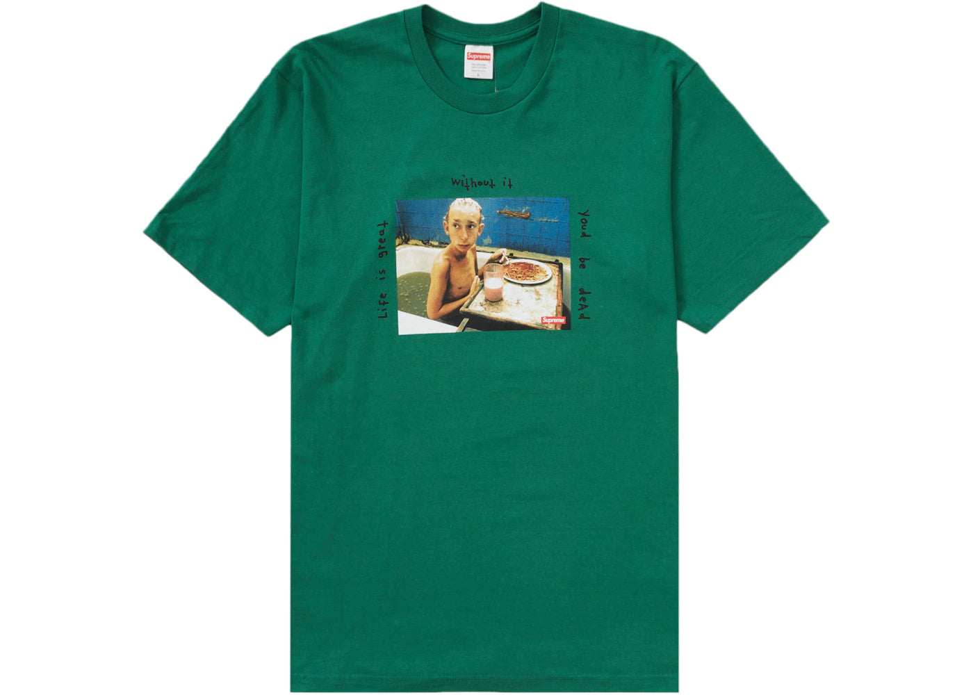 Supreme Gummo Bathtub Tee Light Pine