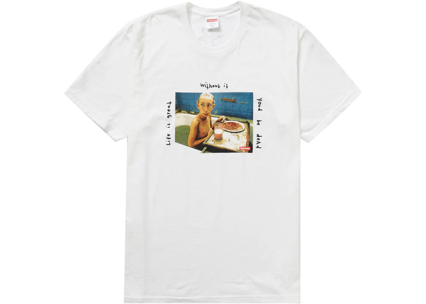 Supreme Gummo Bathtub Tee White