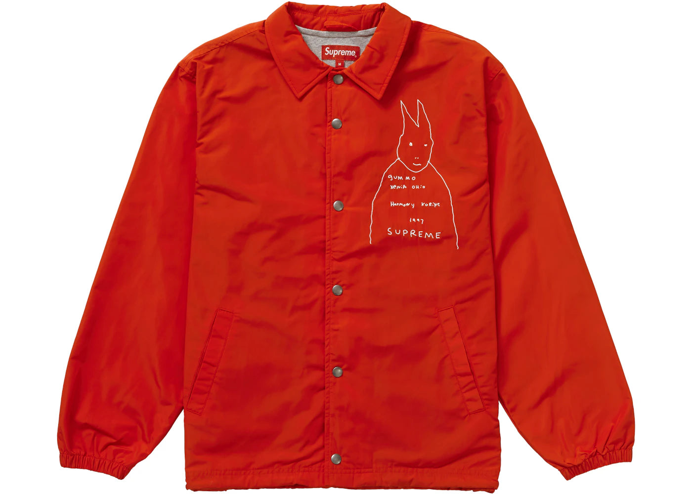 Supreme Gummo Coaches Jacket Red