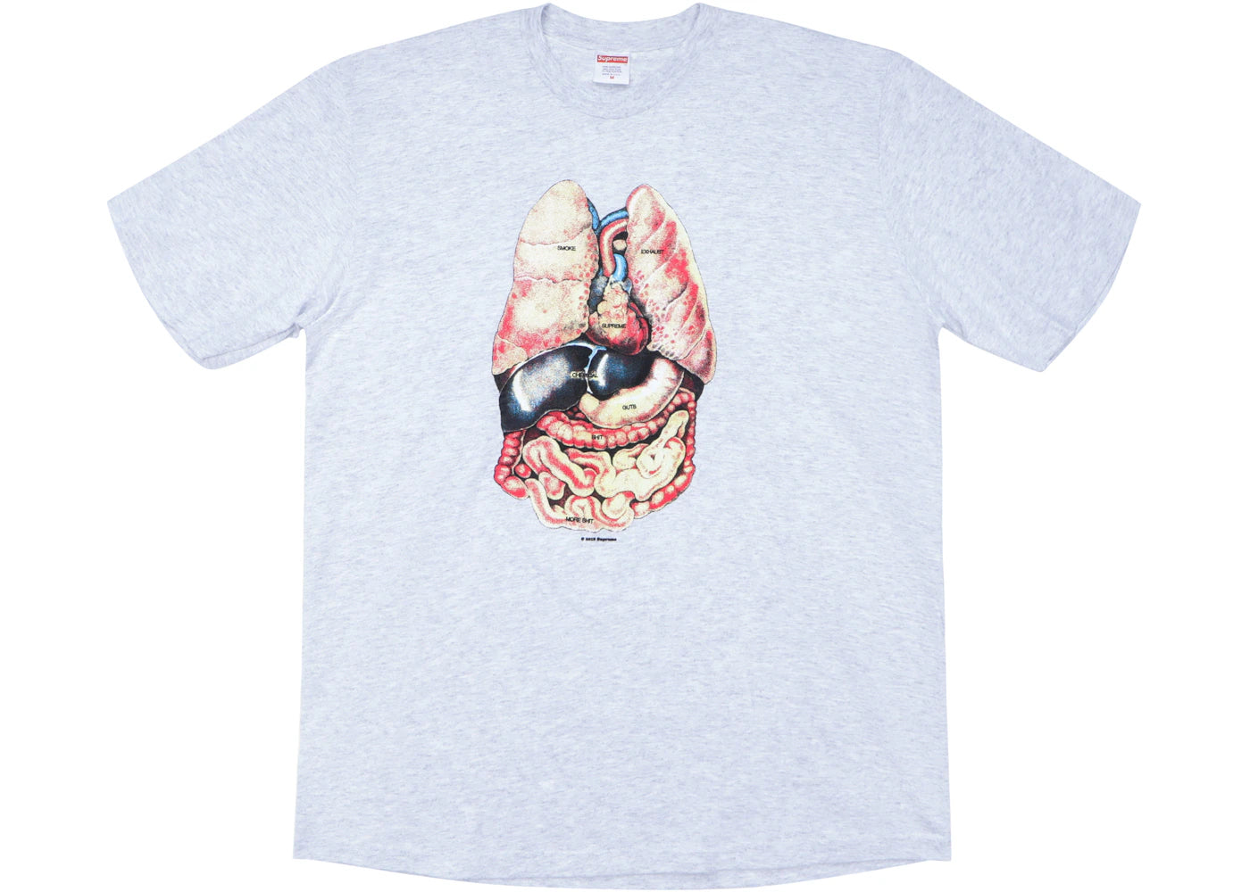 Supreme Guts Tee Ash Grey