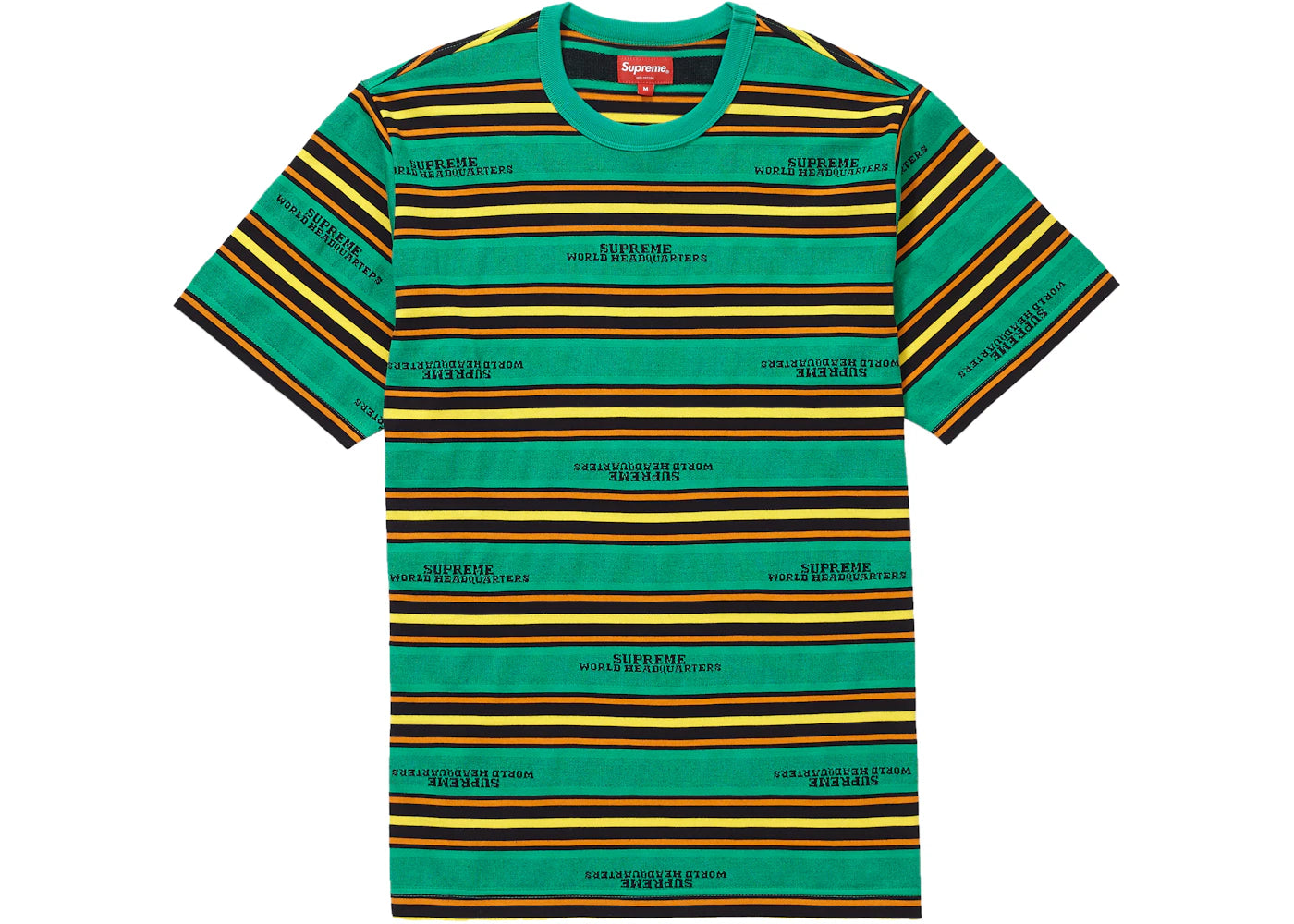 Supreme HQ Stripe S/S Top Green