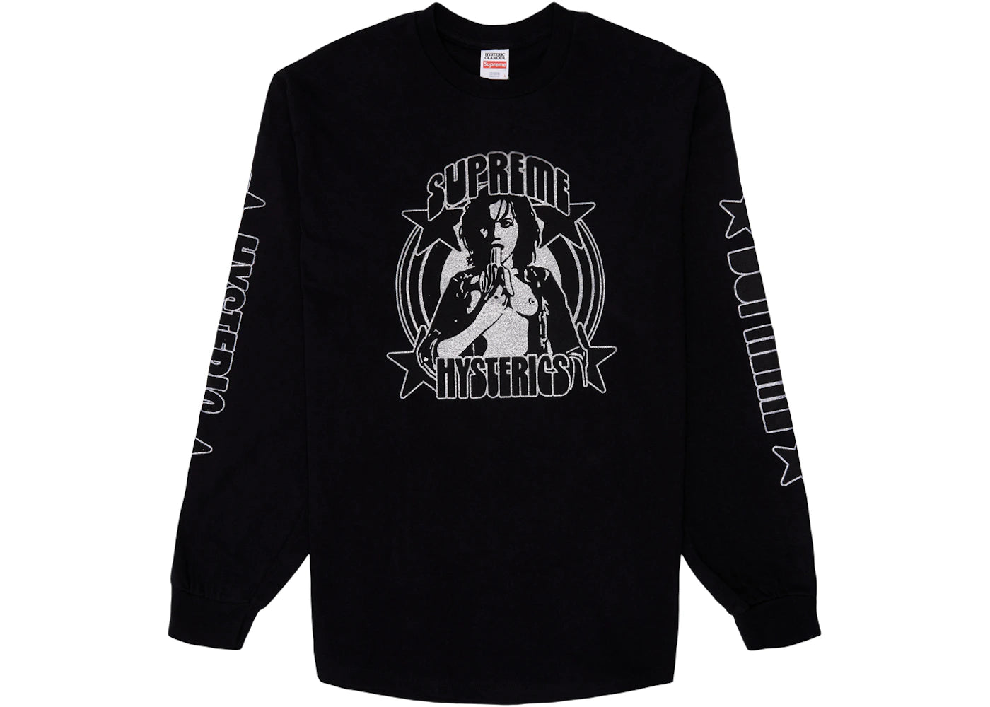 Supreme HYSTERIC GLAMOUR L/S Tee Black