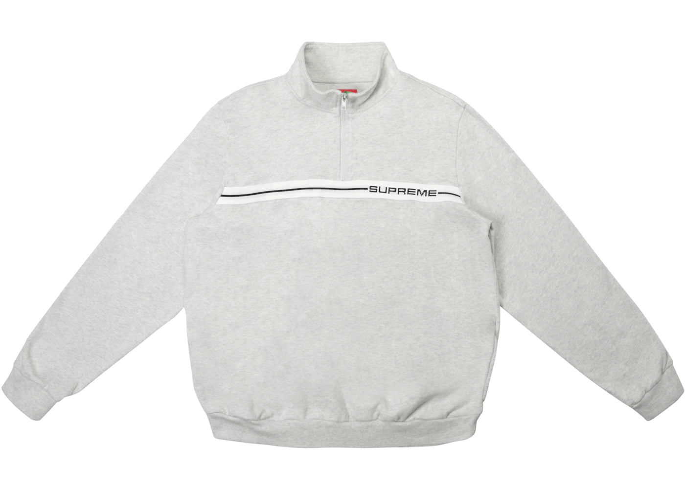 Supreme Half Zip Warm Up Ash Grey