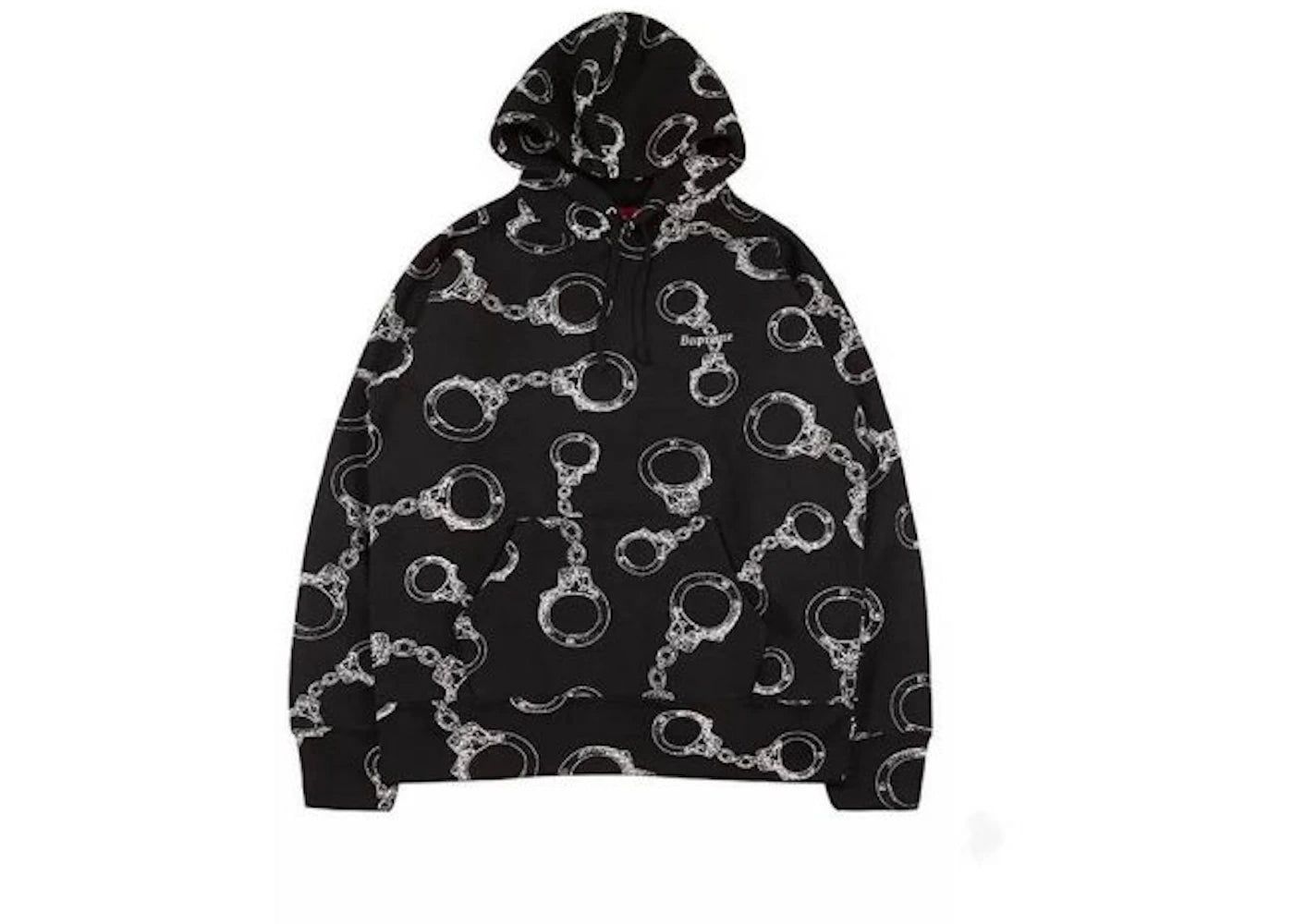Supreme Handcuffs Hooded Sweatshirt Black
