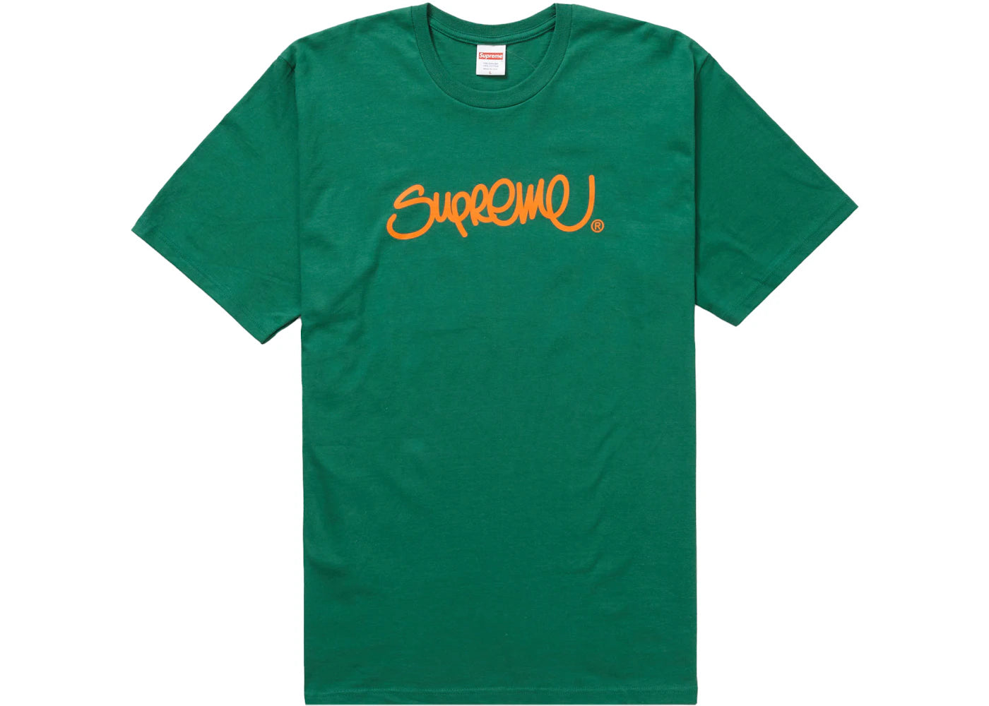 Supreme Handstyle Tee Light Pine