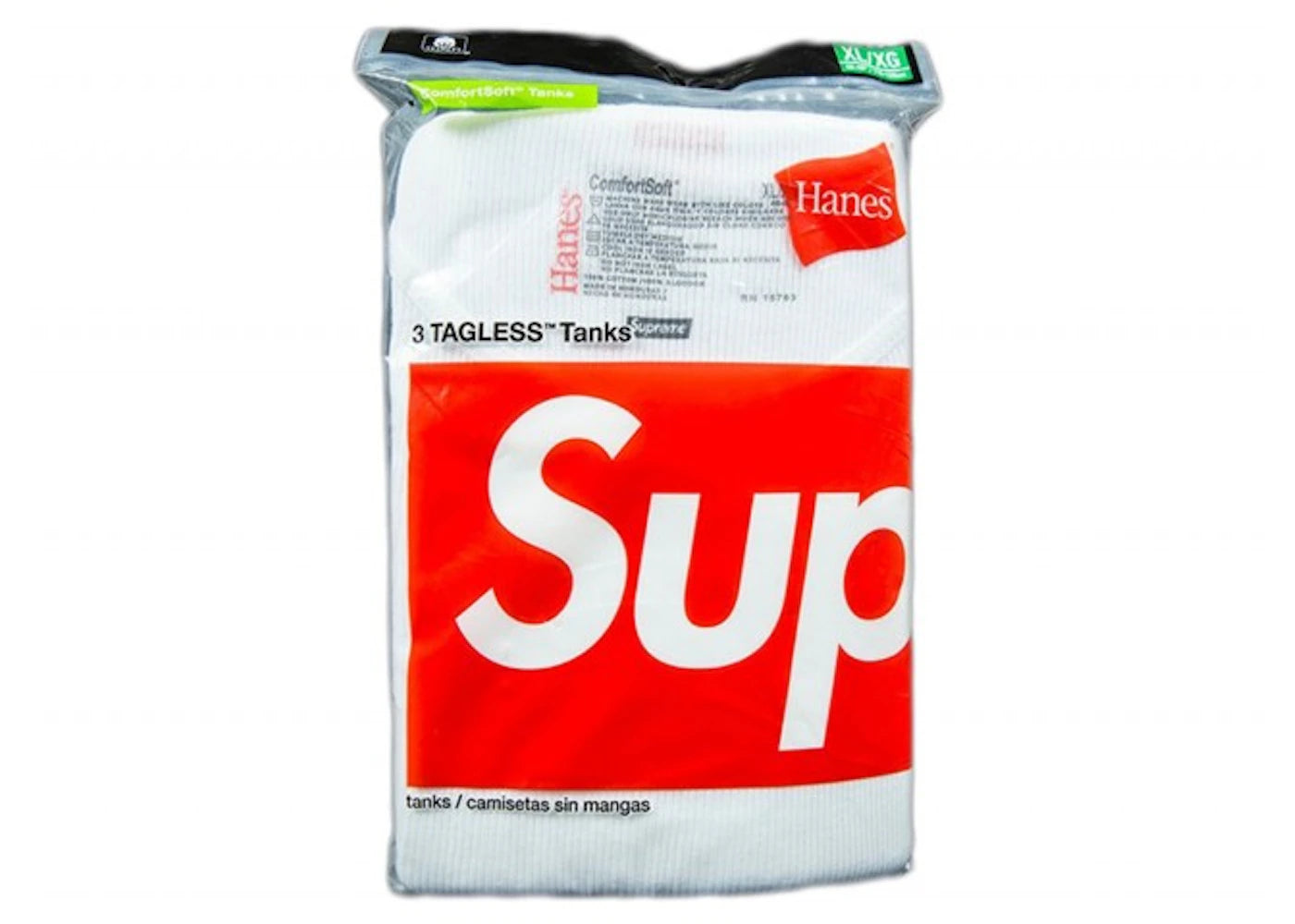Supreme Hanes Tank Top (3 Pack) White
