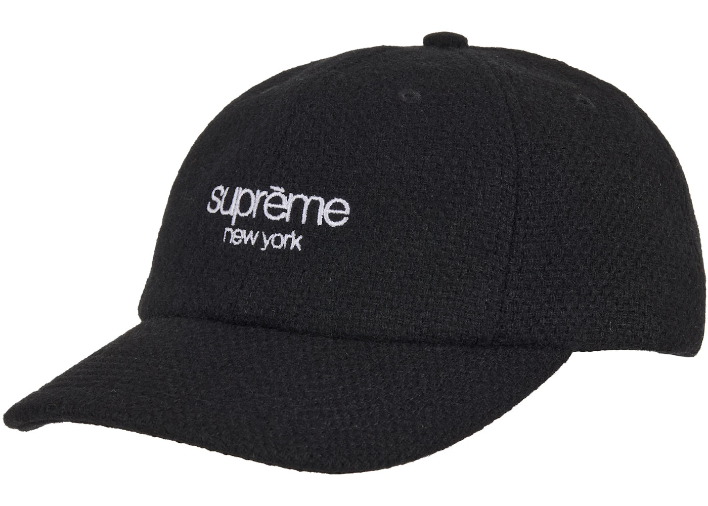 Supreme Harris Tweed 6-Panel (FW25) Black