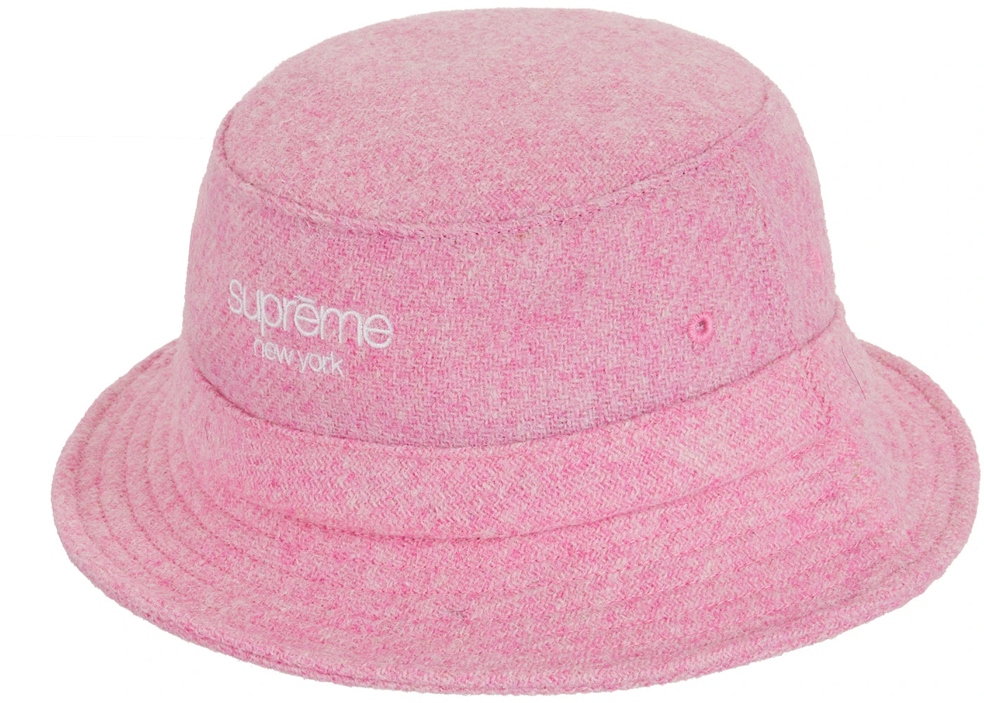 Supreme Harris Tweed Classic Logo Crusher Pink