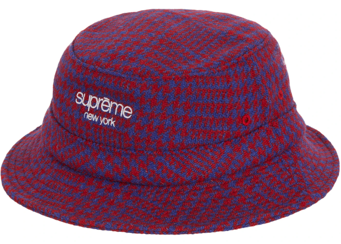 Supreme Harris Tweed Classic Logo Crusher Royal Multi