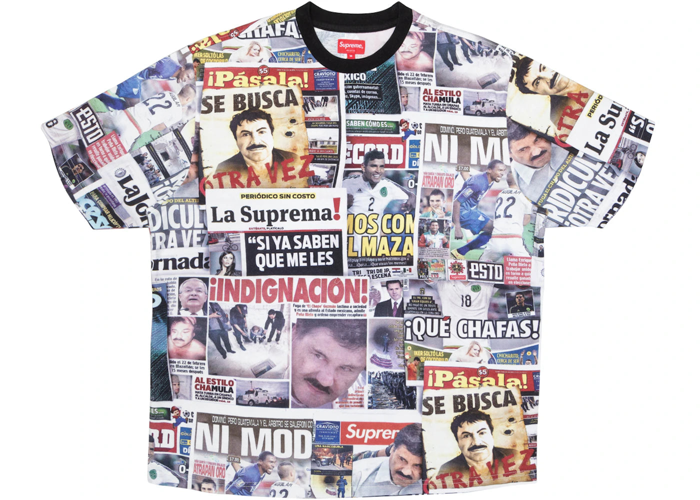 Supreme Headline S/S Top Multicolor