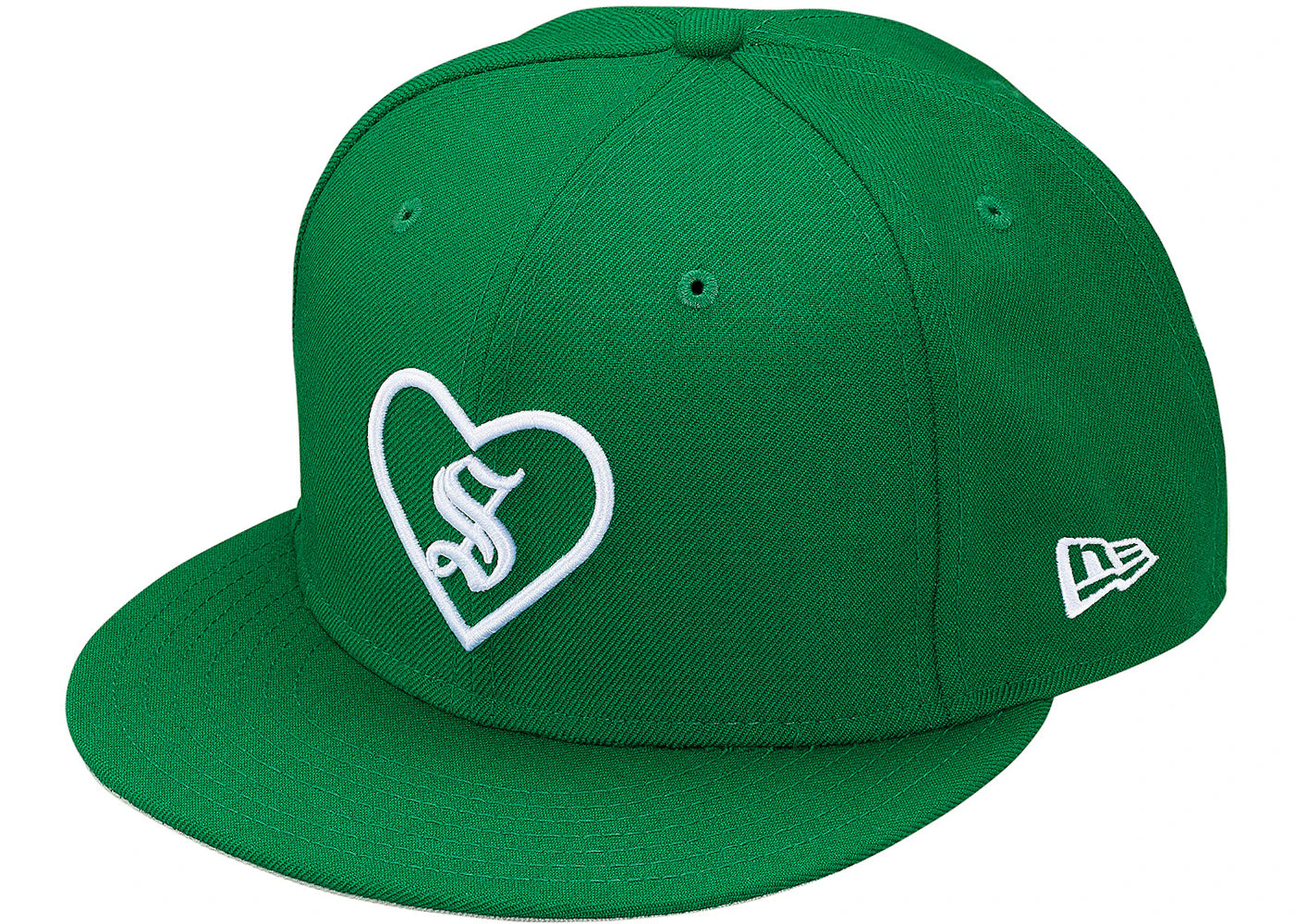 Supreme Heart New Era Green