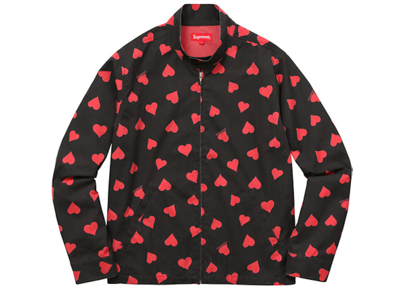 Supreme Hearts Harrington Jacket Black