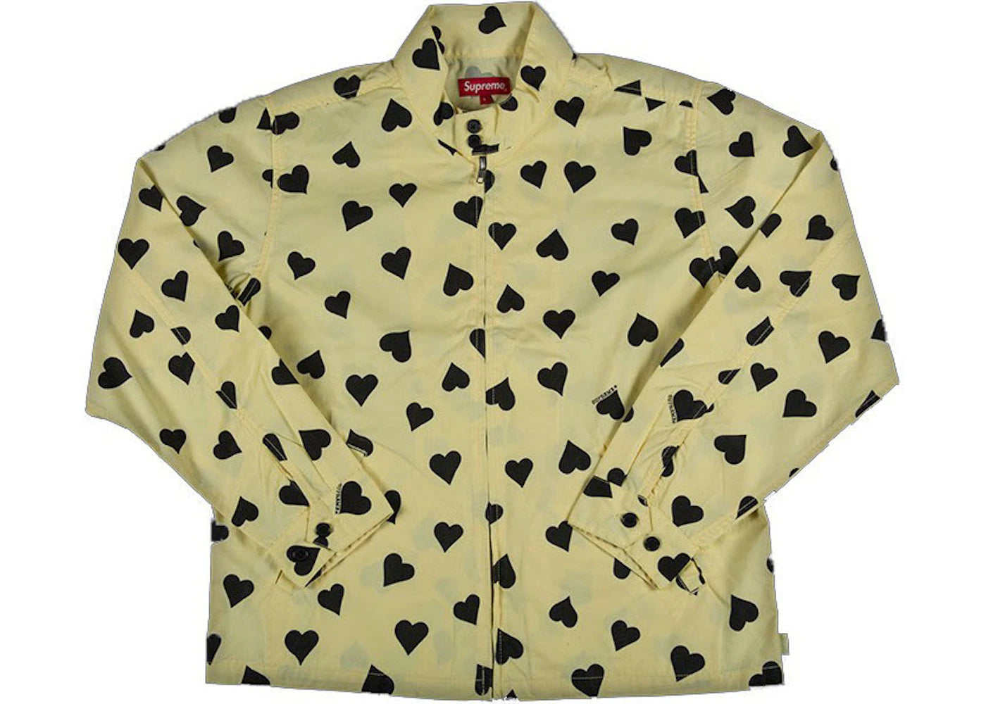 Supreme Hearts Harrington Jacket Light Yellow