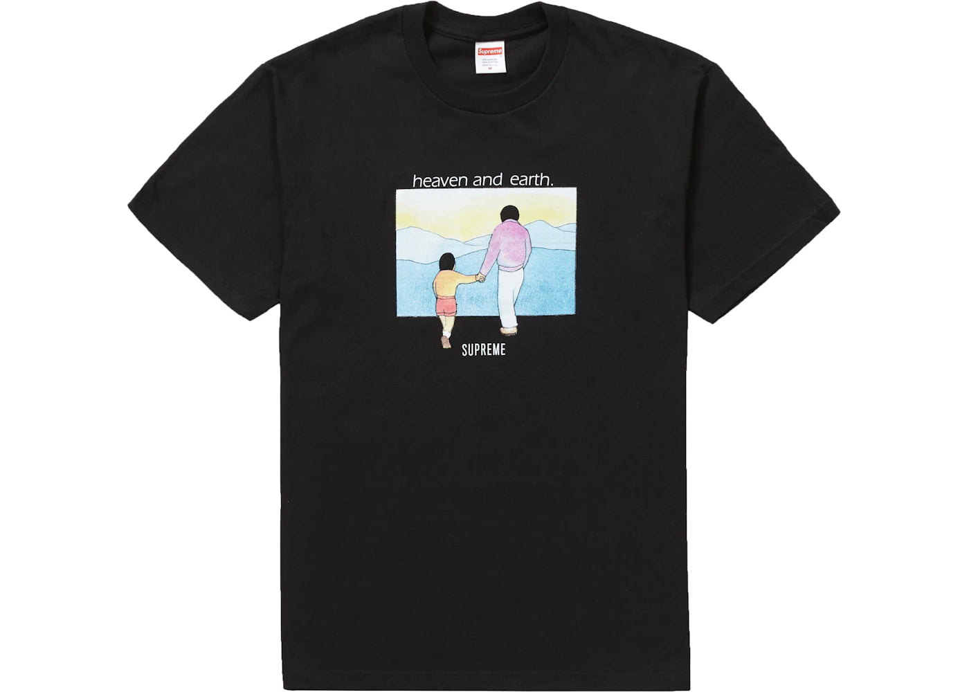 Supreme Heaven And Earth Tee Black