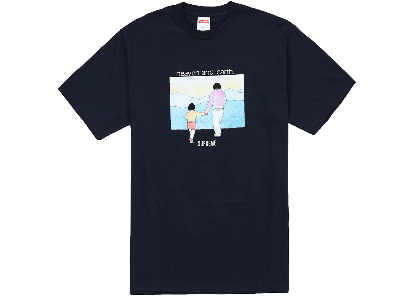 Supreme Heaven And Earth Tee Navy