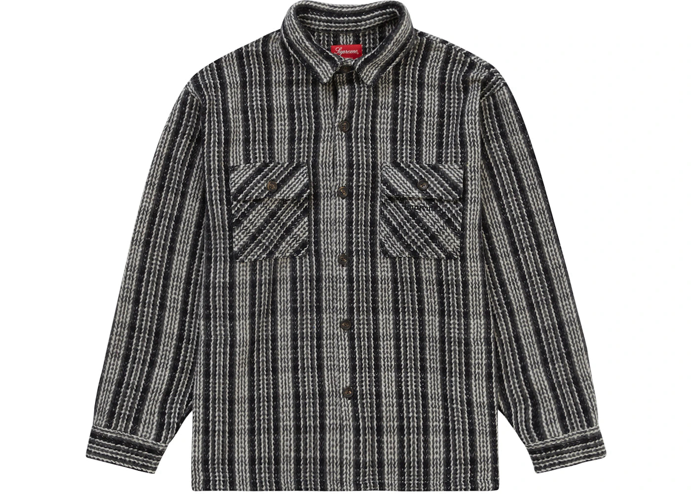 Supreme Heavy Flannel Shirt Black
