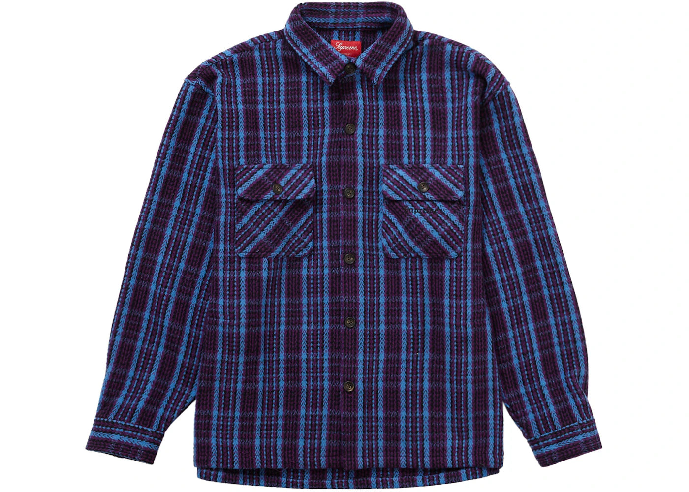 Supreme Heavy Flannel Shirt Dark Plum