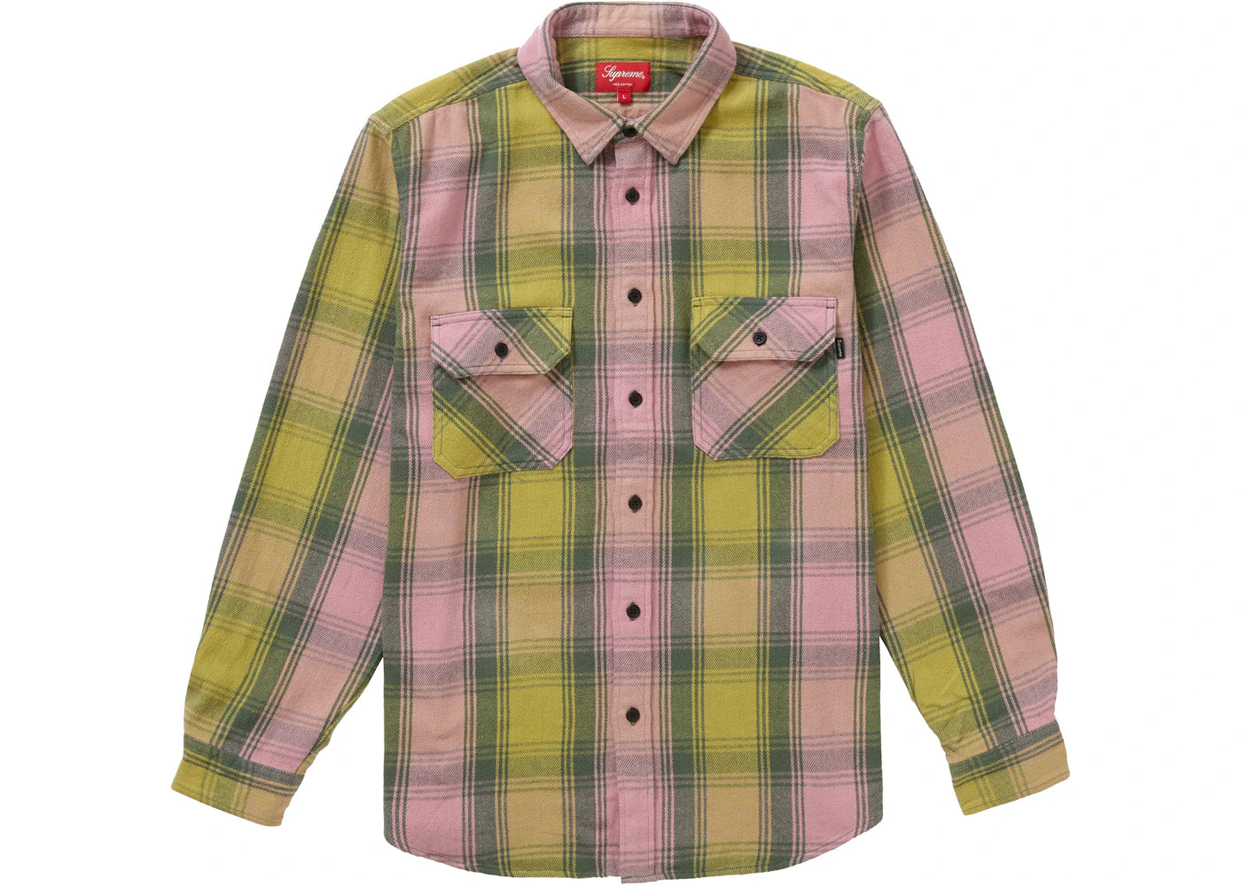 Supreme Heavyweight Flannel Shirt Green