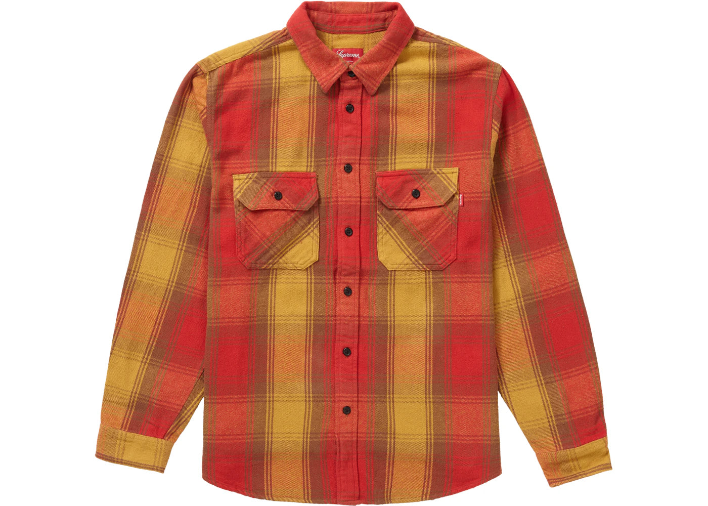 Supreme Heavyweight Flannel Shirt Red