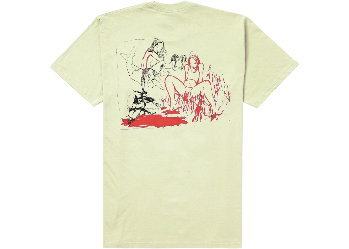 Supreme Heroines Tee Pale Yellow