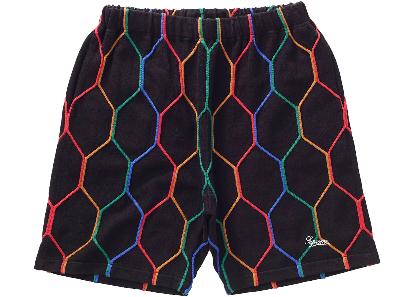 Supreme Hex Knit Short Black