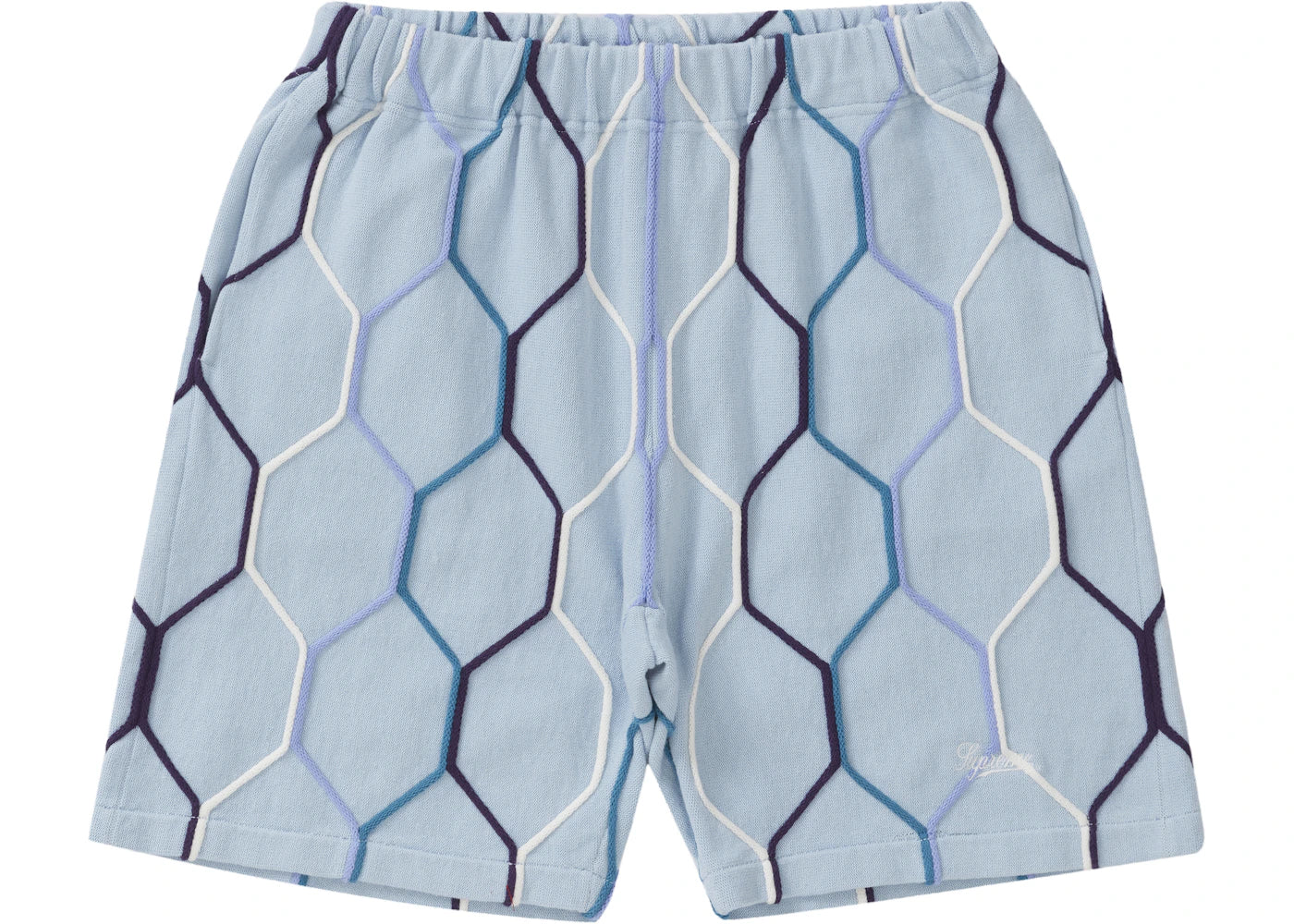 Supreme Hex Knit Short Blue