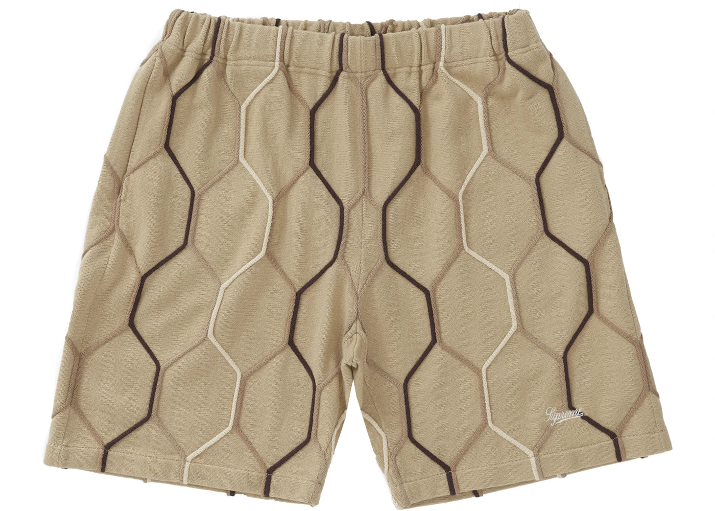 Supreme Hex Knit Short Tan