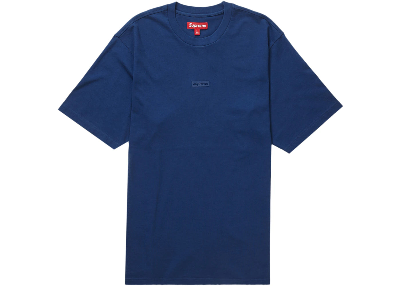 Supreme High Density Small Box S/S Top Light Navy