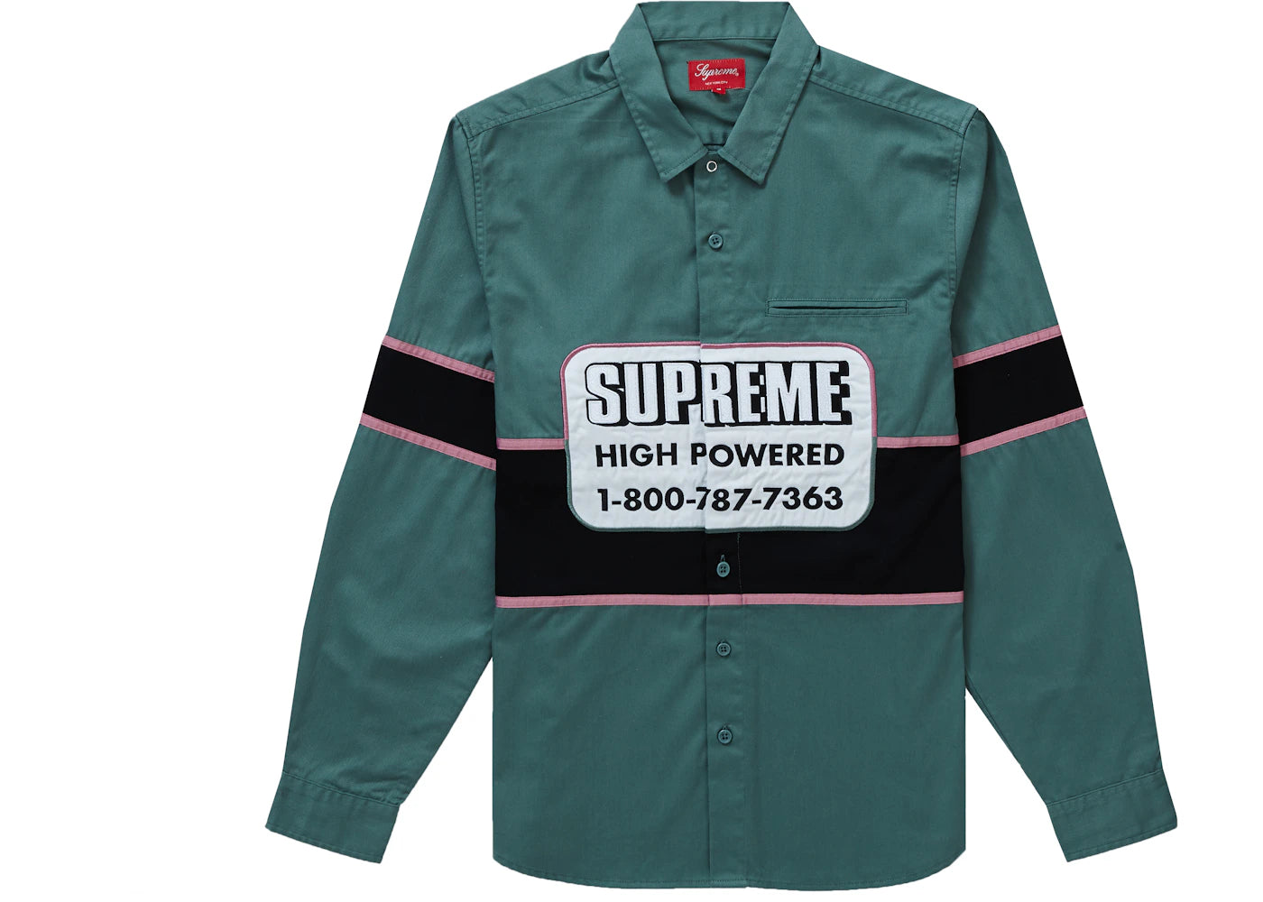 Supreme High Powered Work Shirt Light Green
