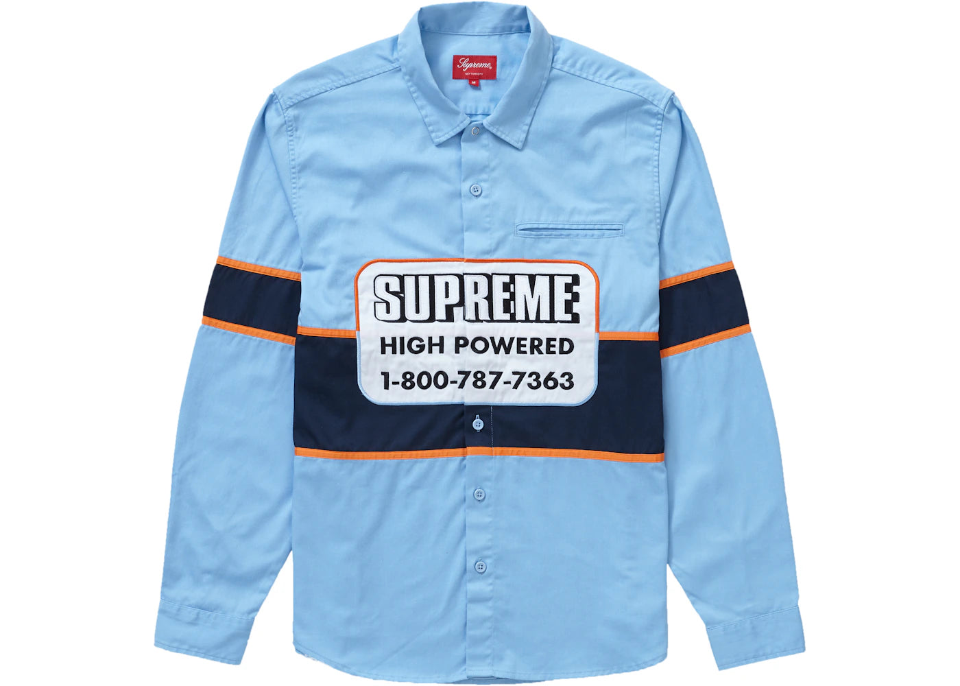 Supreme High Powered Work Shirt Light Blue