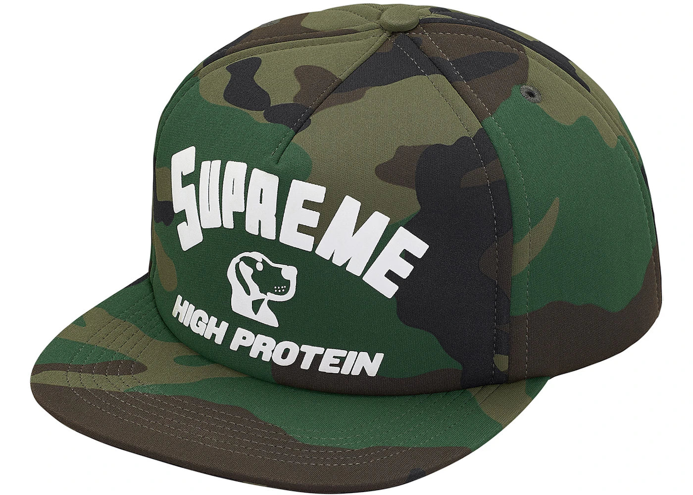 Supreme High Protein 5-Panel Woodland Camo
