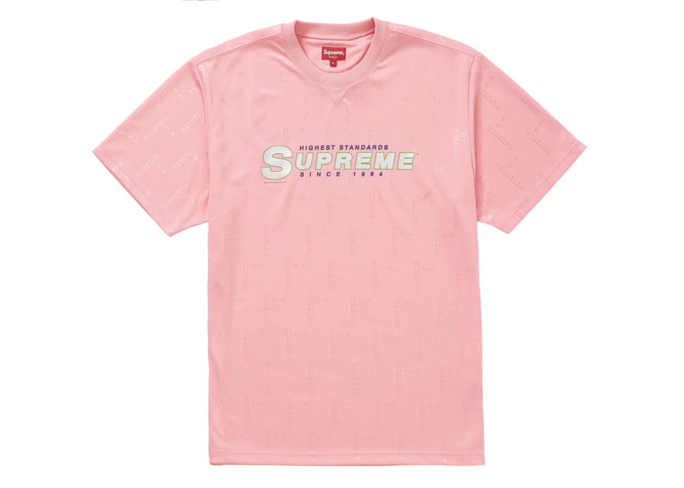 Supreme Highest Standards Athletic S/S Top Pink