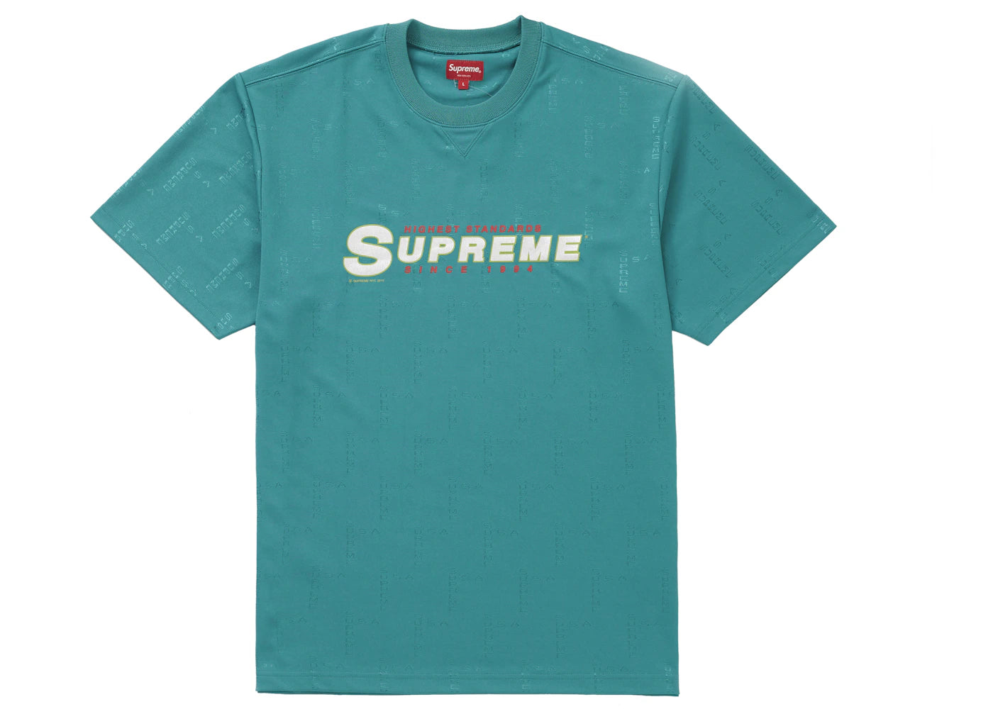 Supreme Highest Standards Athletic S/S Top Teal