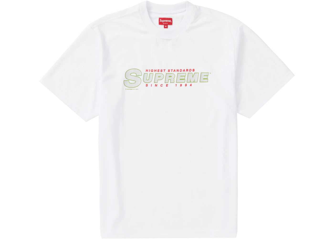 Supreme Highest Standards Athletic S/S Top White