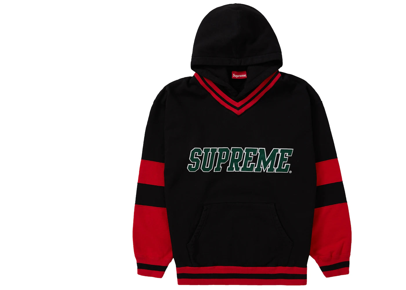 Supreme Hockey Hooded Sweatshirt Black