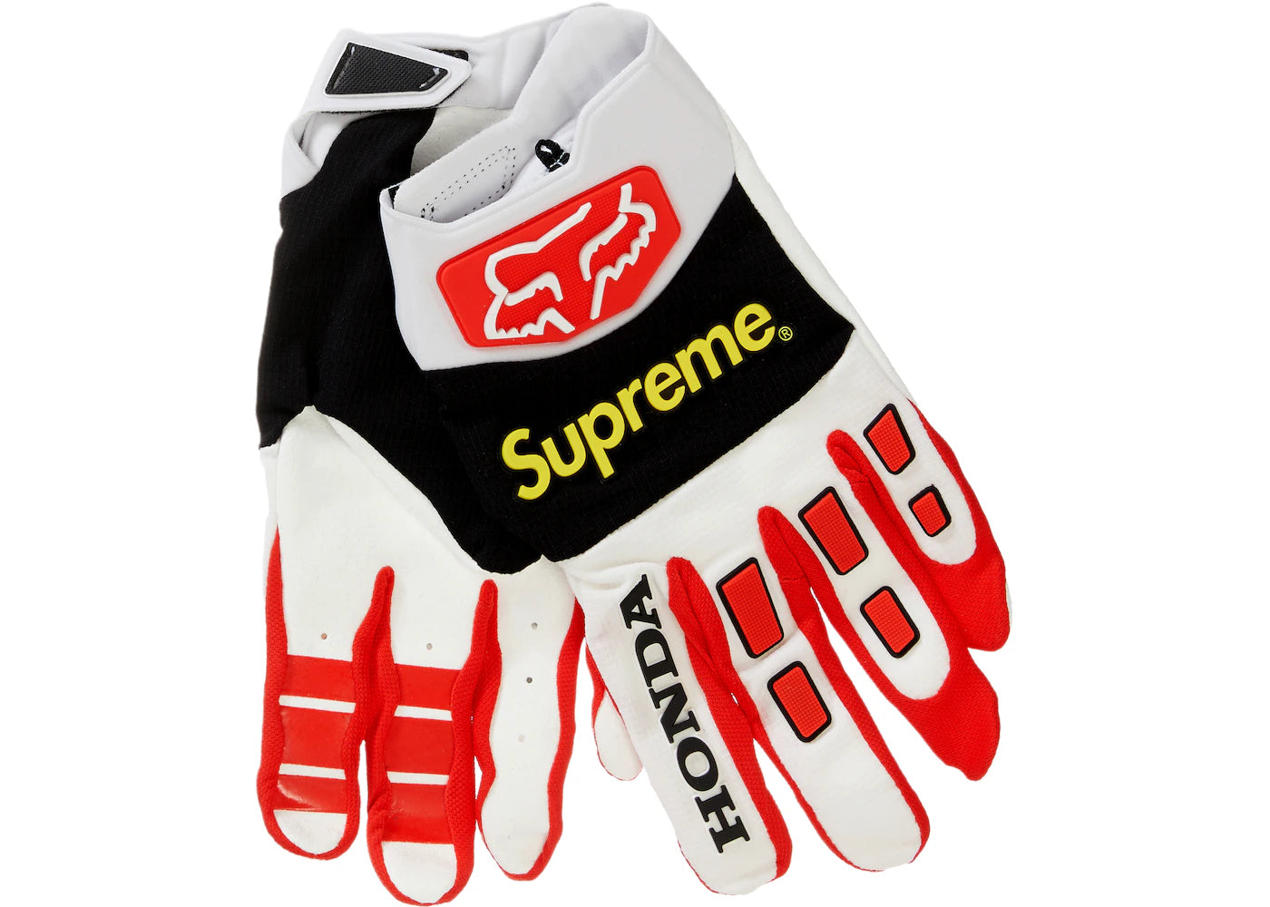 Supreme Honda Fox Racing Gloves Red