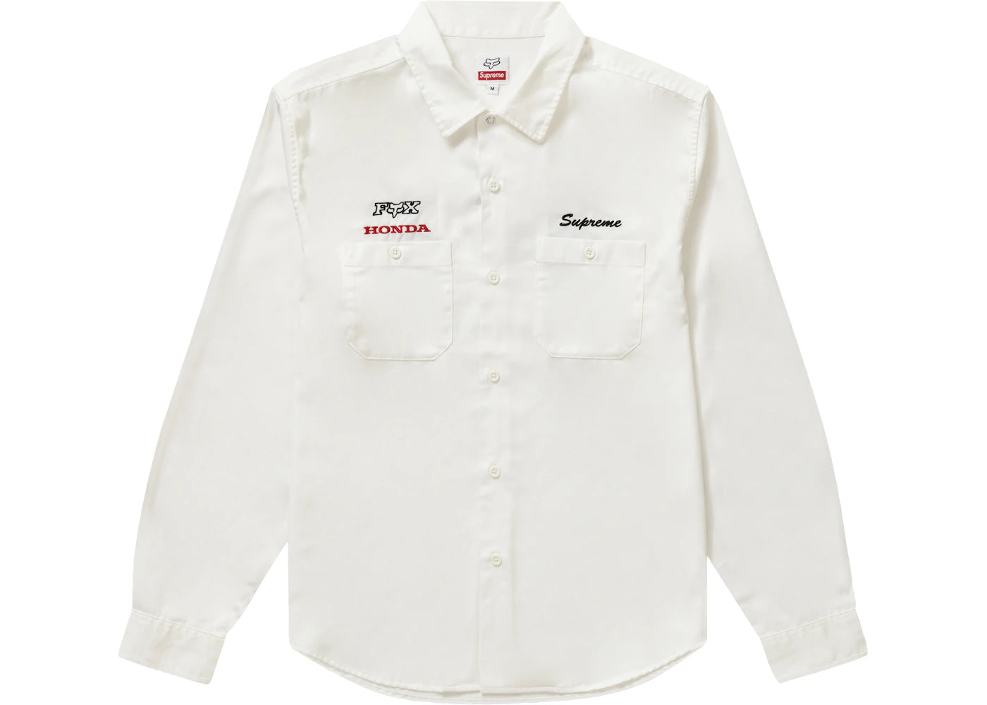 Supreme Honda Fox Racing Work Shirt OffWhite