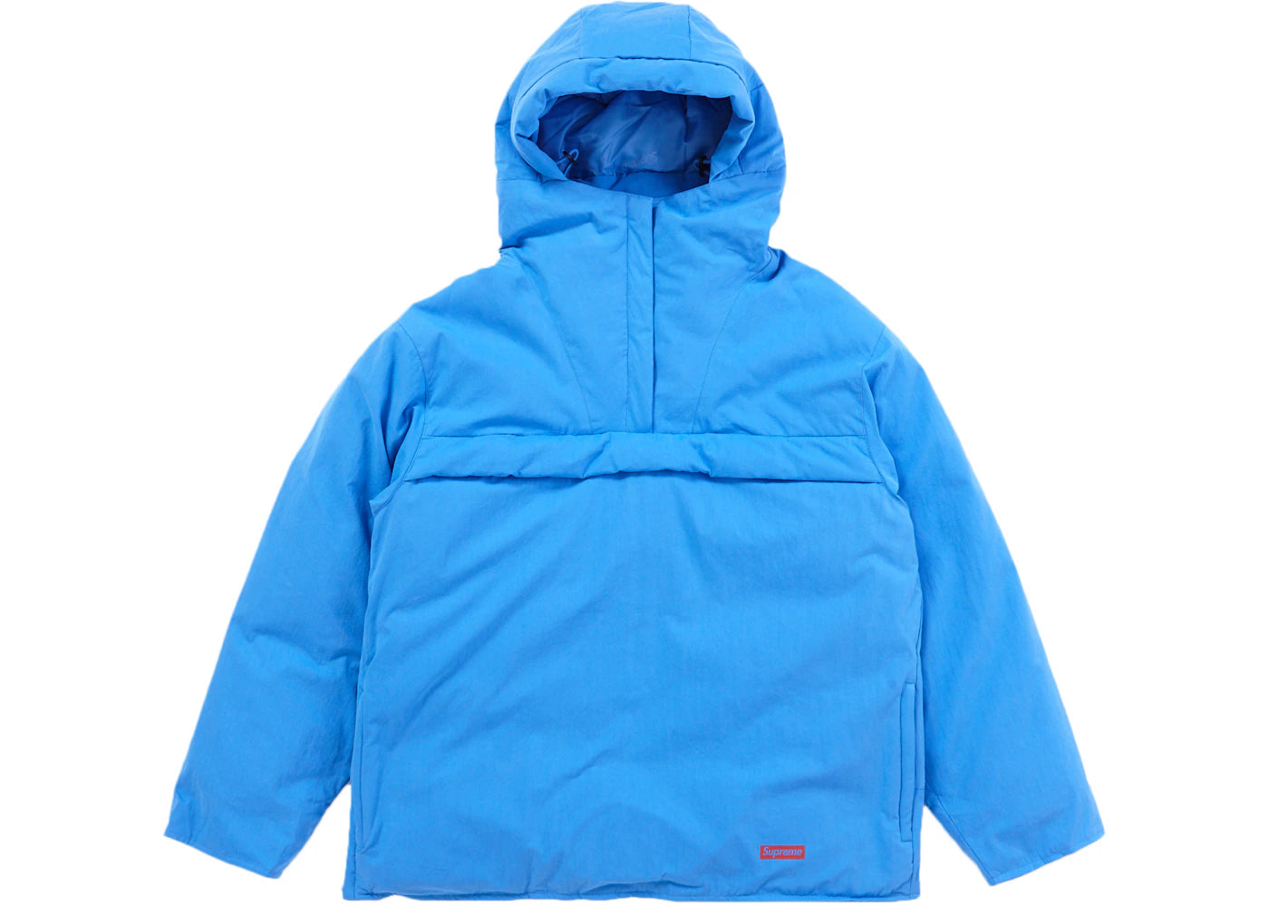 Supreme Hooded Down Pullover Bright Blue