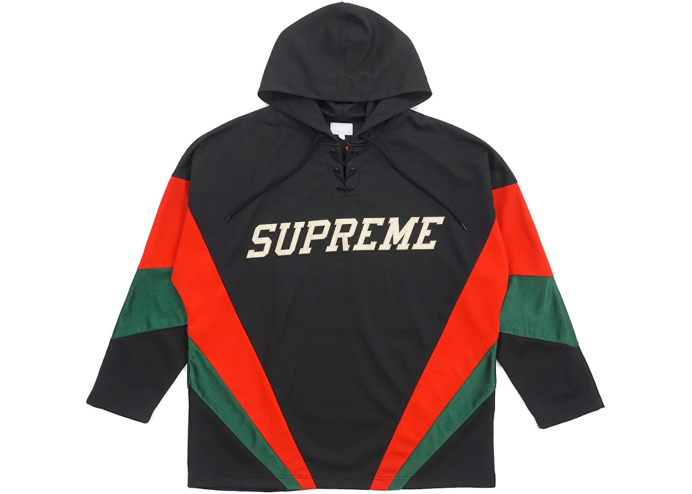 Supreme Hooded Hockey Jersey Black