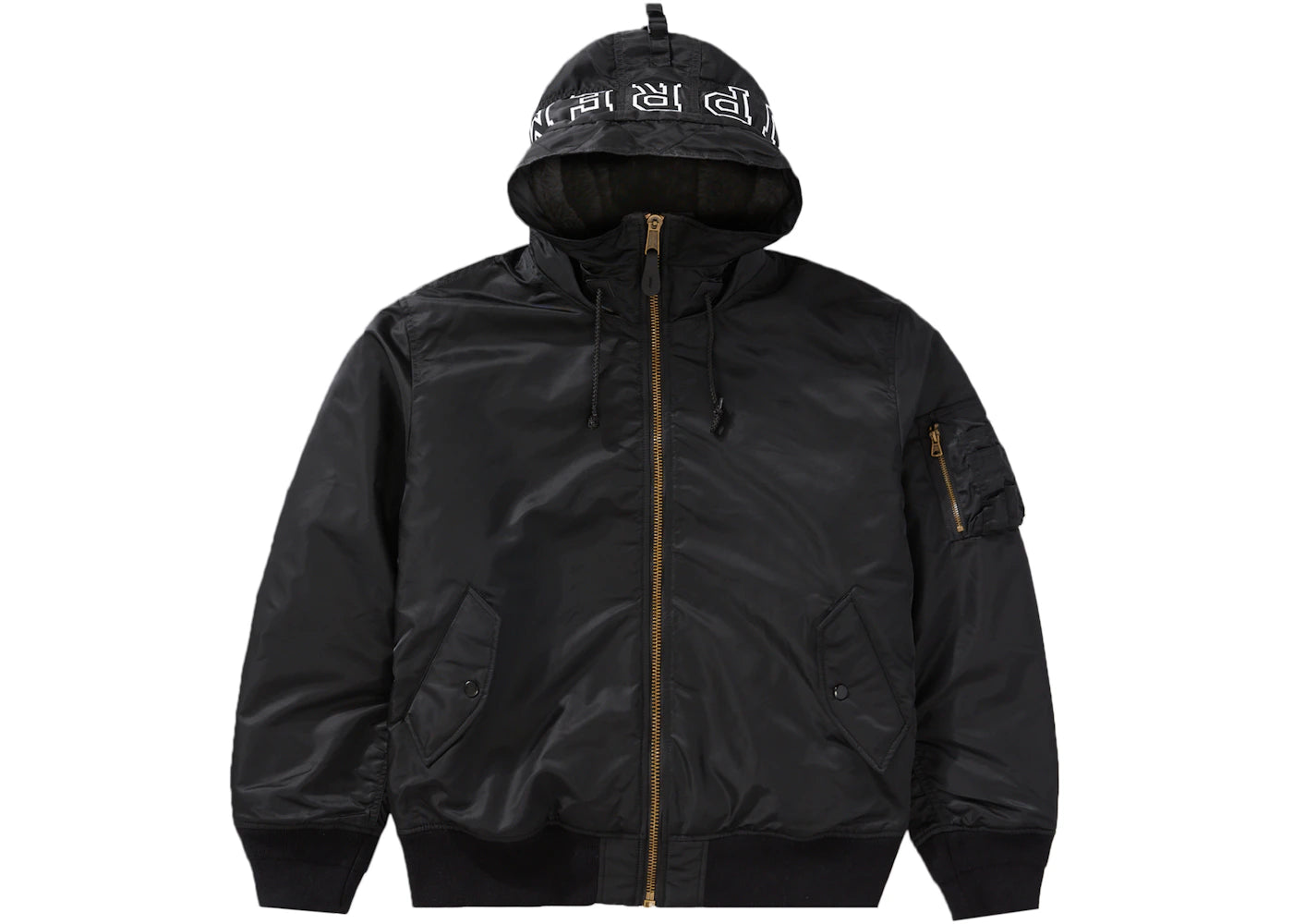 Supreme Hooded MA-1 Black