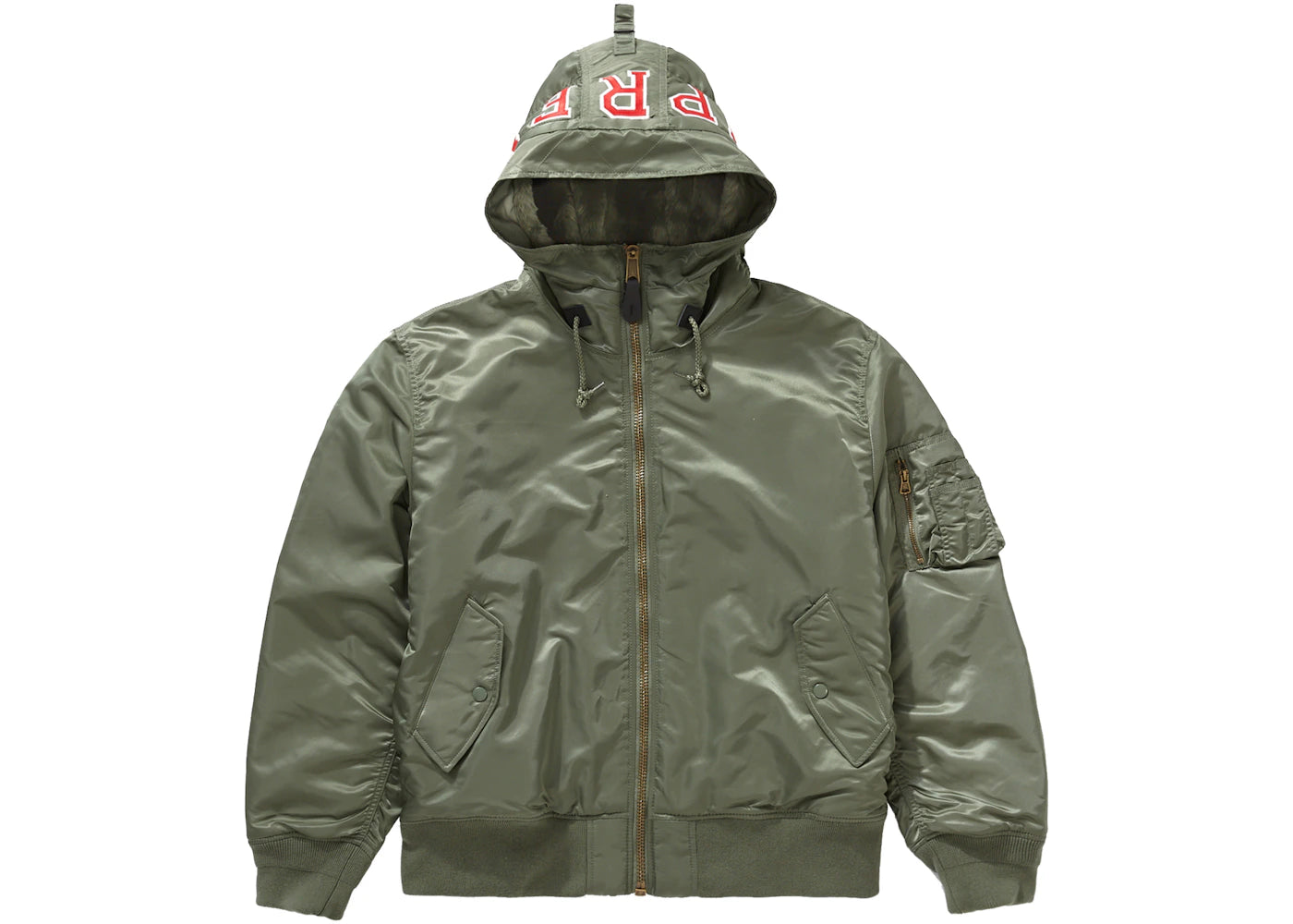 Supreme Hooded MA-1 Olive