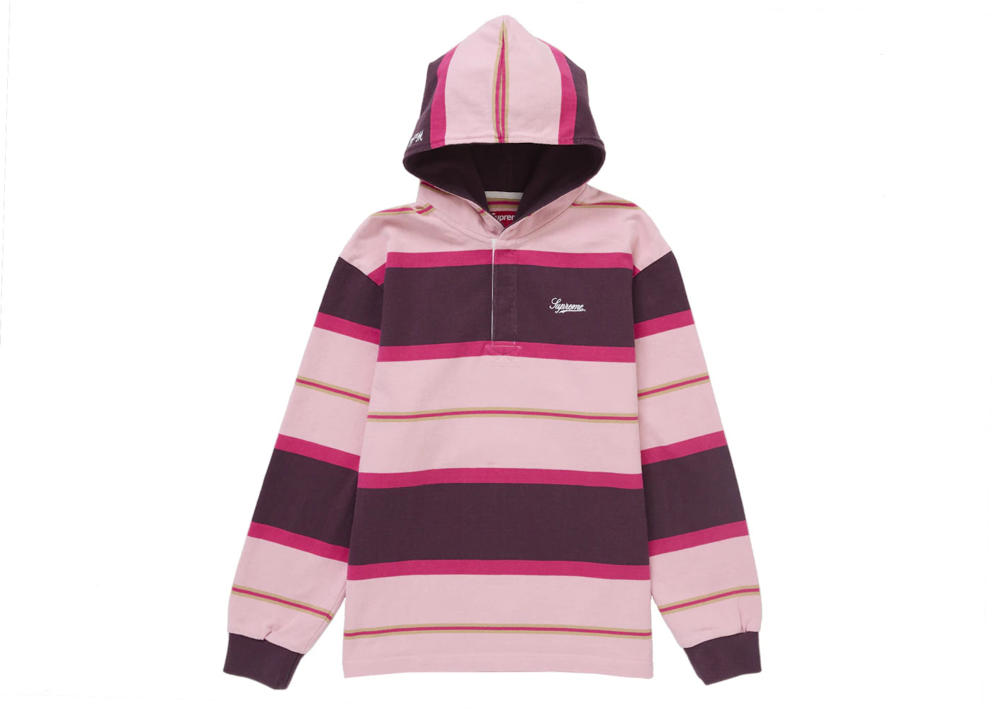 Supreme Hooded Rugby Dark Purple