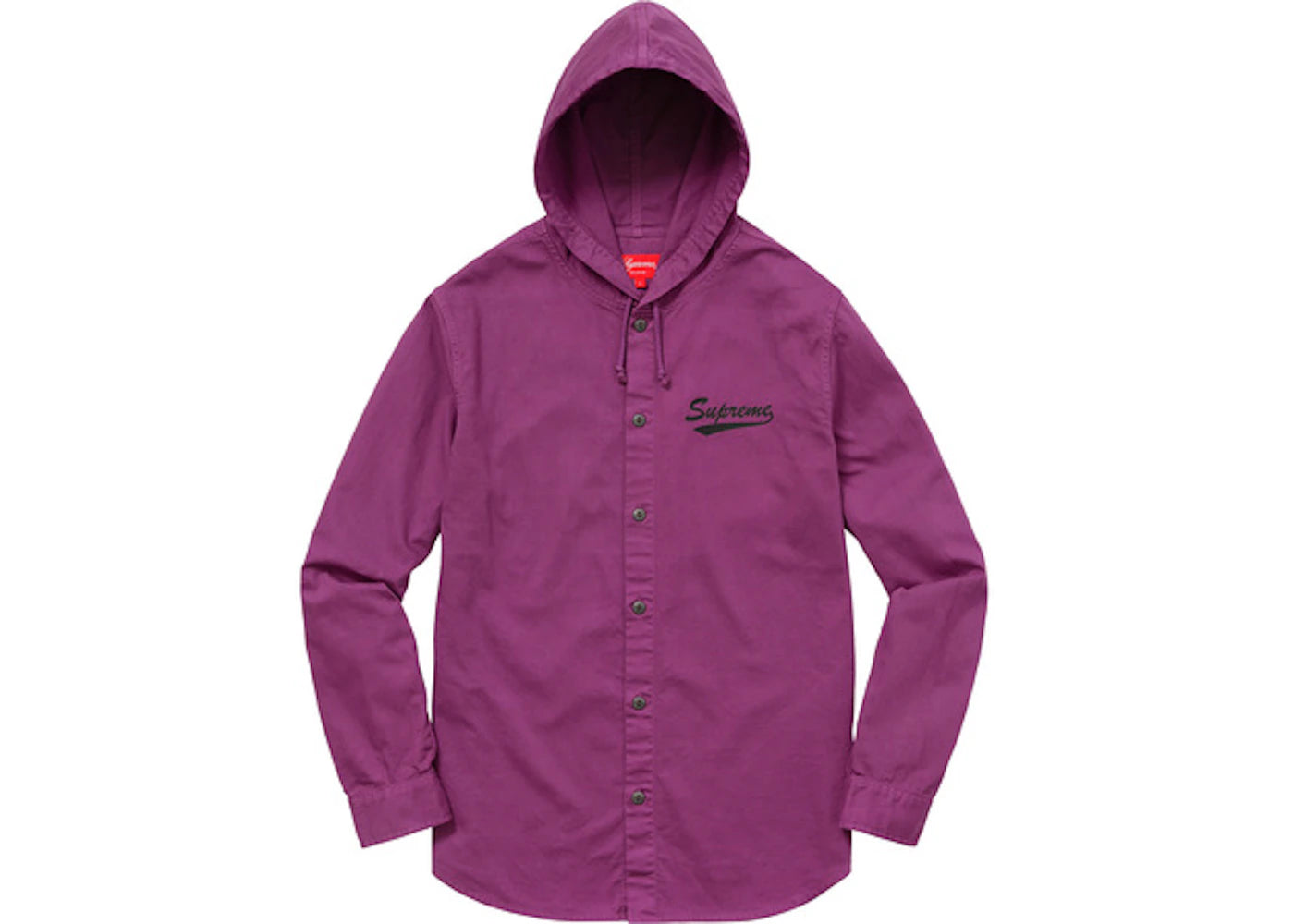 Supreme Hooded Shirt Purple