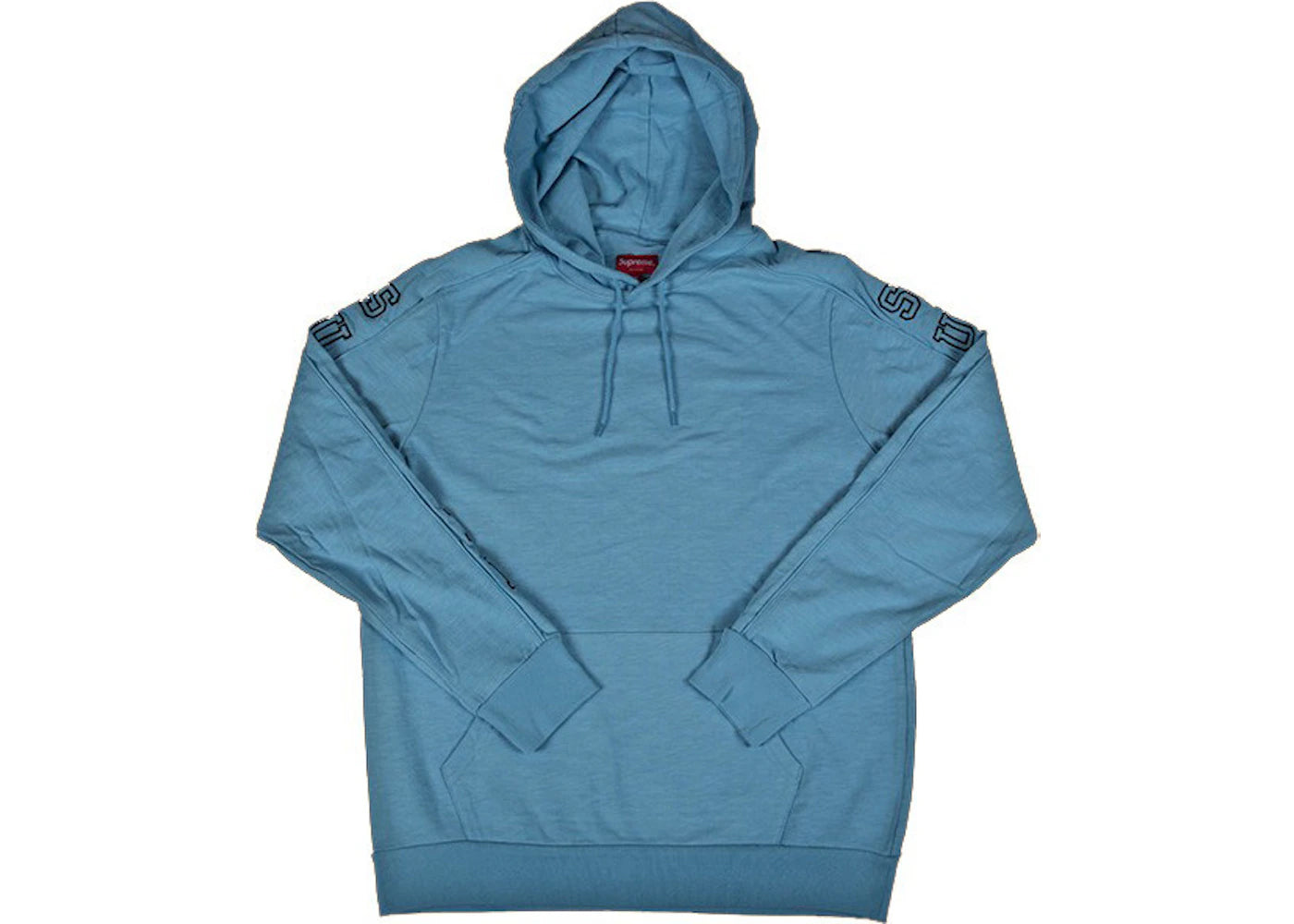 Supreme Hooded Sleeve Stripe Top Blue