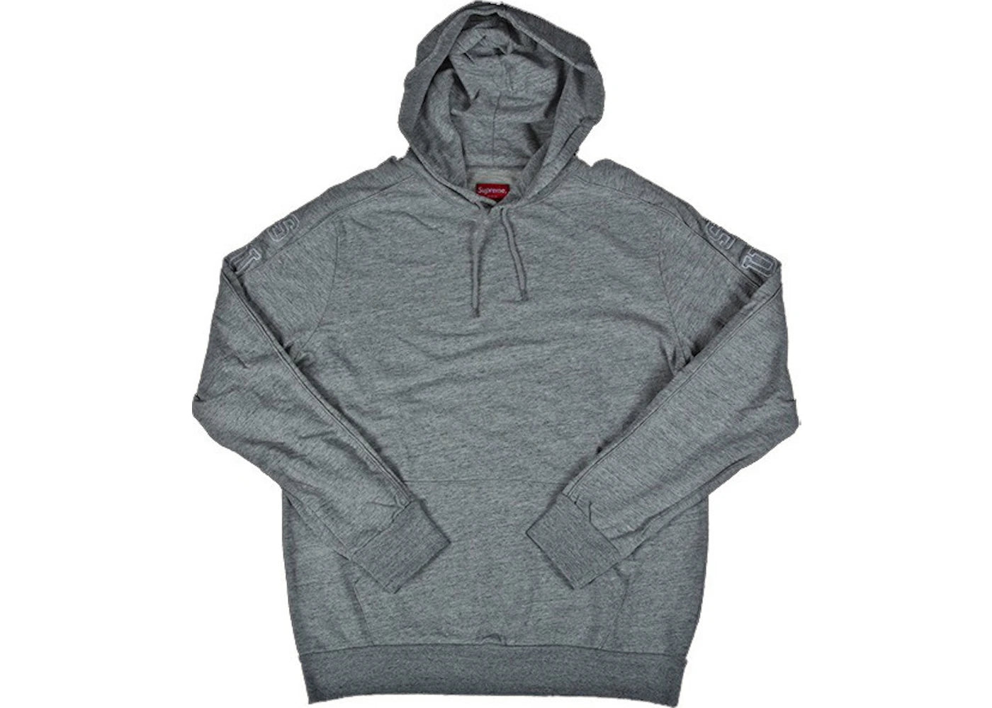 Supreme Hooded Sleeve Stripe Top Grey