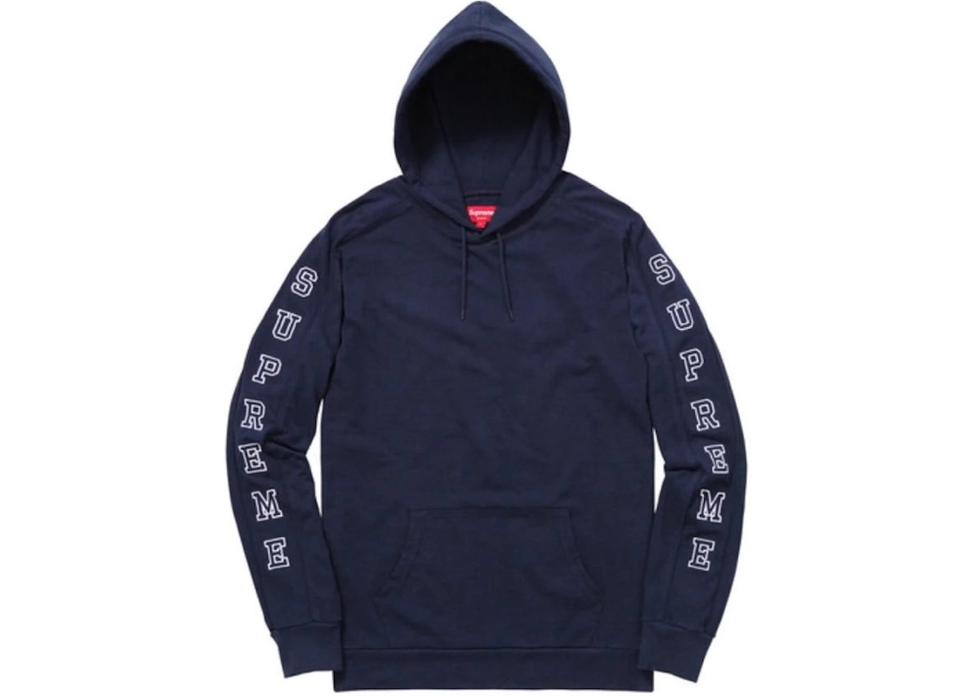 Supreme Hooded Sleeve Stripe Top Navy