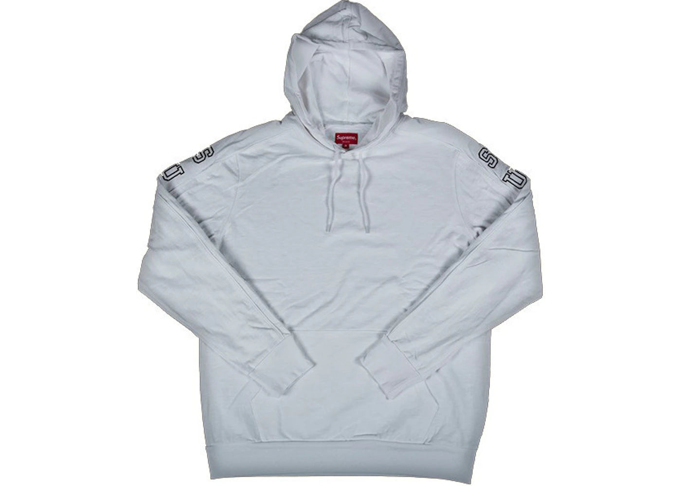 Supreme Hooded Sleeve Stripe Top White