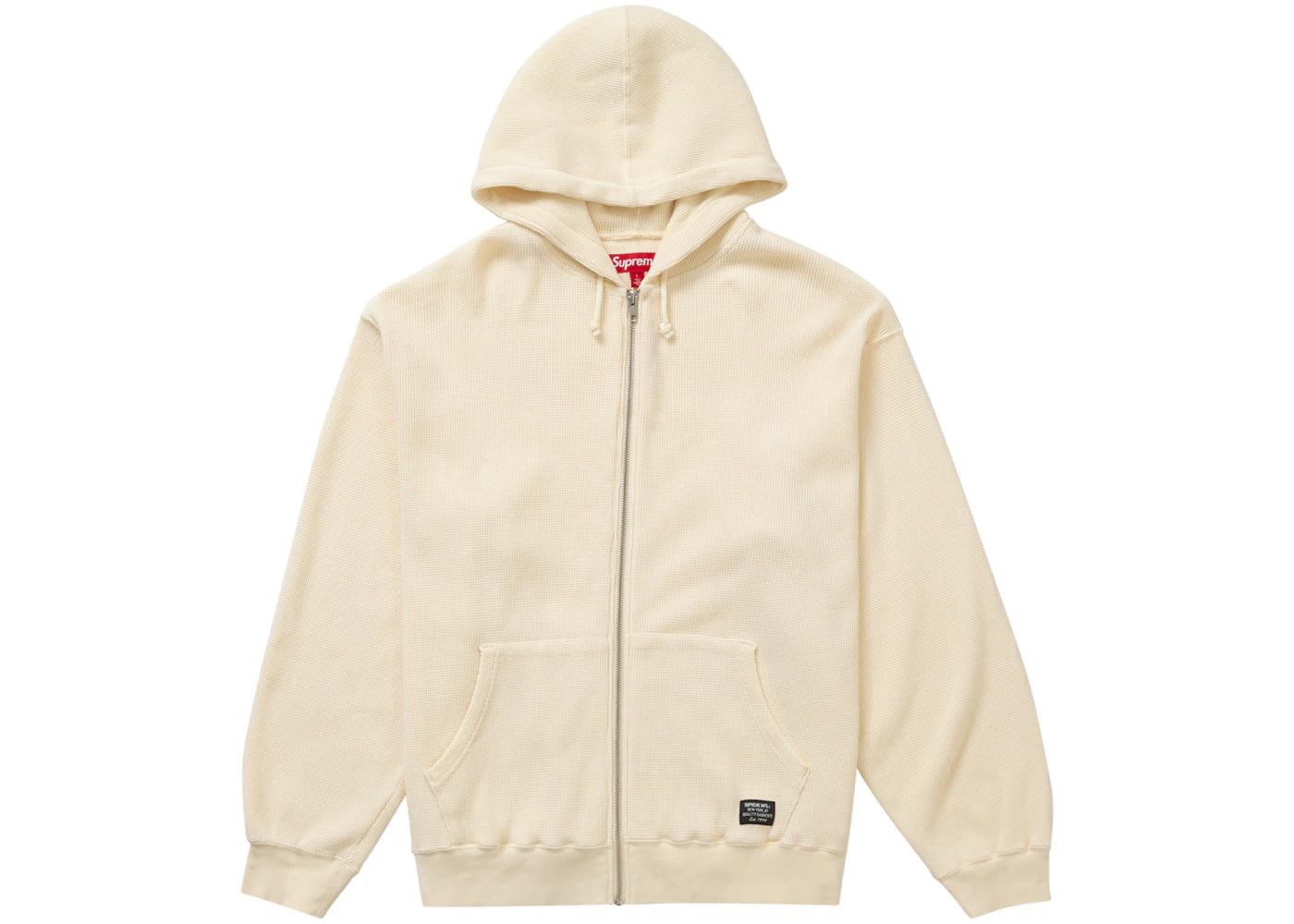 Supreme Hooded Zip Up Thermal Natural