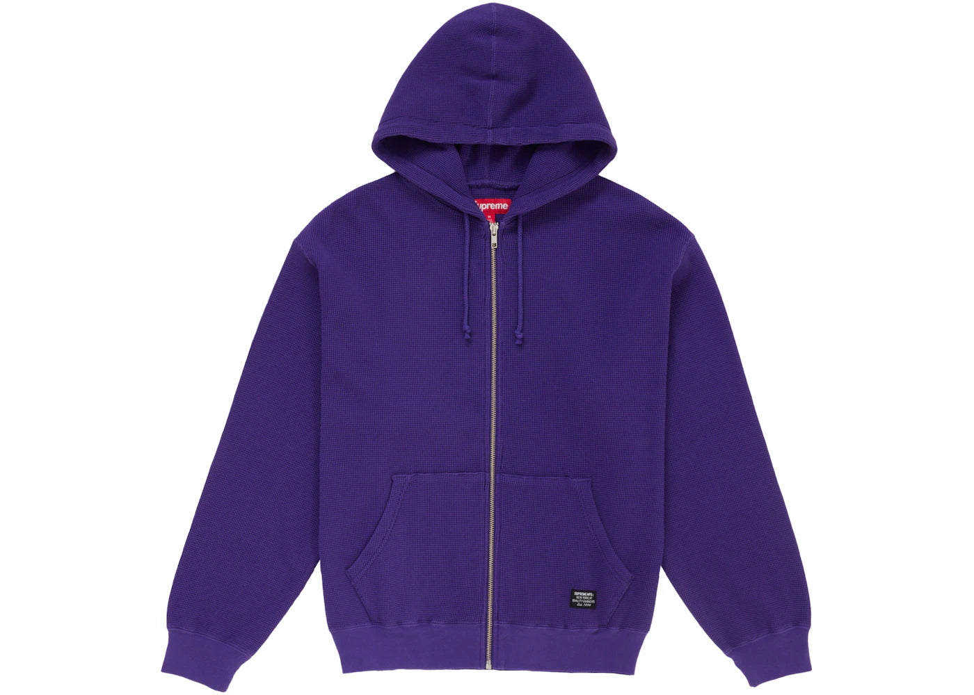 Supreme Hooded Zip Up Thermal (SS25) Purple